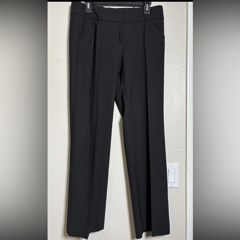 Boss - Hugo Boss Classic Black Virgin Wool Dress Trousers. Belt Loops,‎ Pockets.